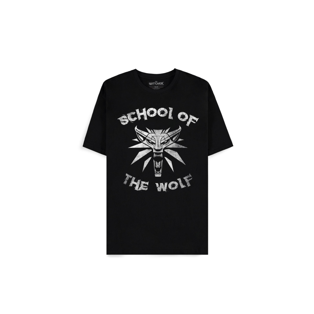 The Witcher - School Of The Wolf Herren T-Shirt - Schwarz